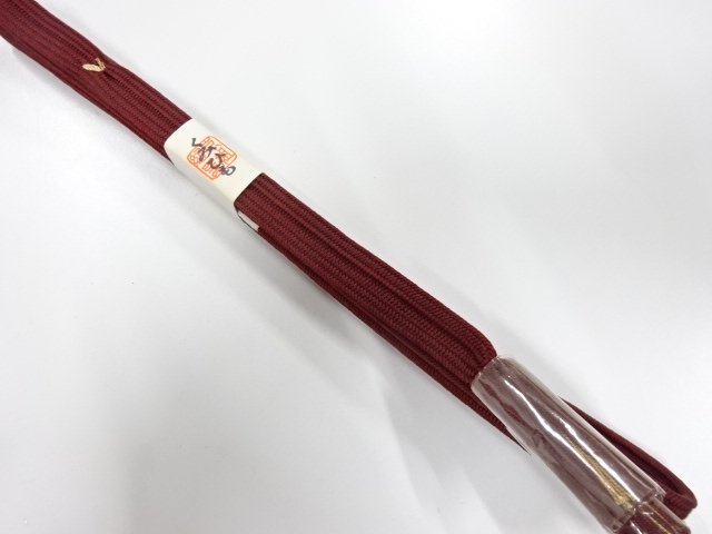 未使用品　正絹　撚り房　手組帯締め